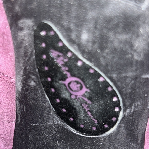 Suede Purple Booties - Picture 4 of 5